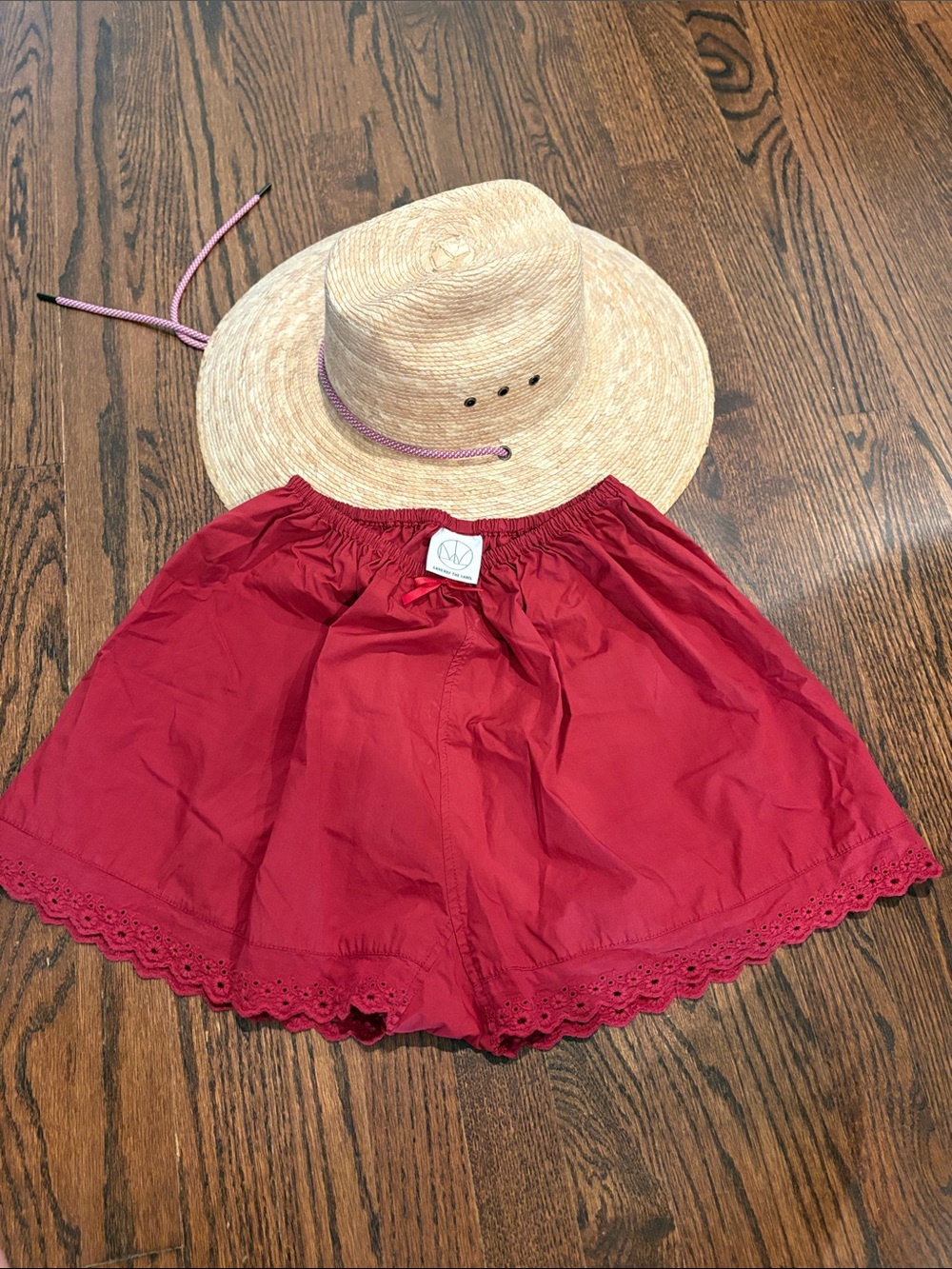 Laneway the Label LWL Antique Short in Cherry Size Small Medium S/M SOLD OUT 🚨